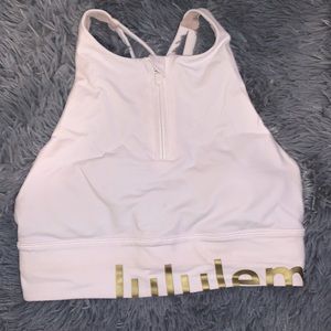 Lululemon energy high neck longline sports bra special edition